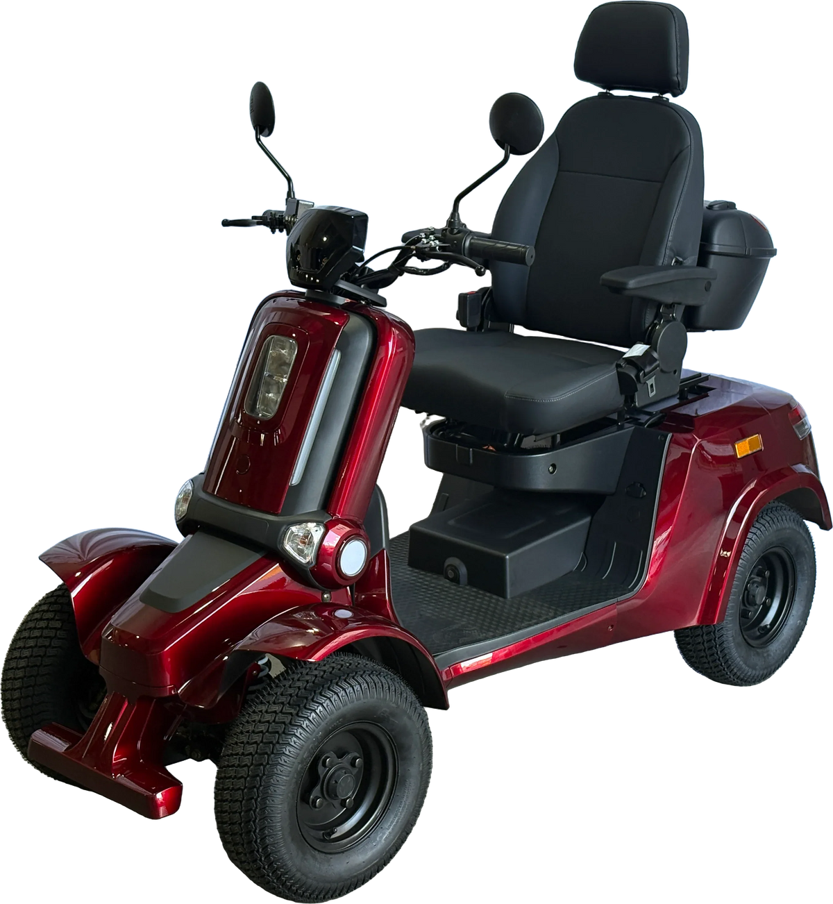 Heavy Duty 4-Wheel Mobility Scooter With Dual-Brake System - Omega Lifestyles