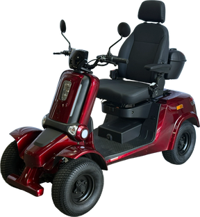 Heavy Duty 4-Wheel Mobility Scooter With Dual-Brake System - Omega Lifestyles