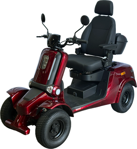Heavy Duty 4-Wheel Mobility Scooter With Dual-Brake System - Omega Lifestyles