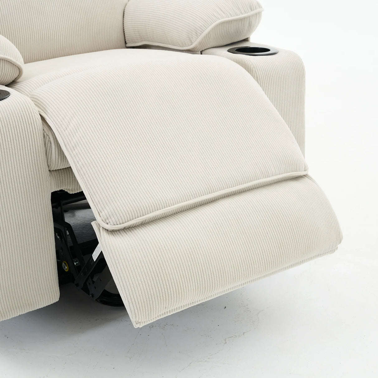 Ivory Remote-Controlled Heated Massage Assistive Recliner - Omega Lifestyles