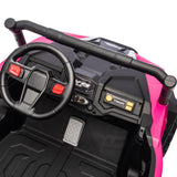 24V Dual-Seat Kids Ride-On UTV With Remote Control - Omega Lifestyles