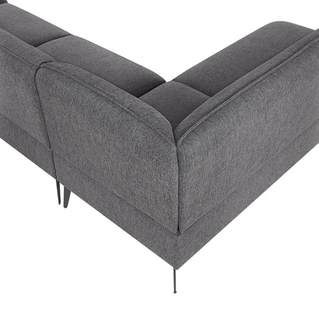 Large Soft Combination Sofa With Two-Tone Fabric - Omega Lifestyles
