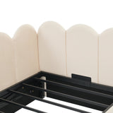 Twin Velvet Upholstered Daybed With Hydraulic Storage - Omega Lifestyles