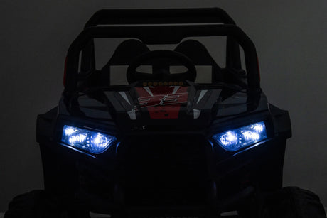 Electric Four-Wheel Drive Kids Ride-On Car With Leather Seat - Omega Lifestyles