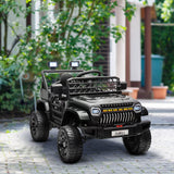 12V Dual Motor Kids Electric Ride-On Truck With Remote Control - Omega Lifestyles