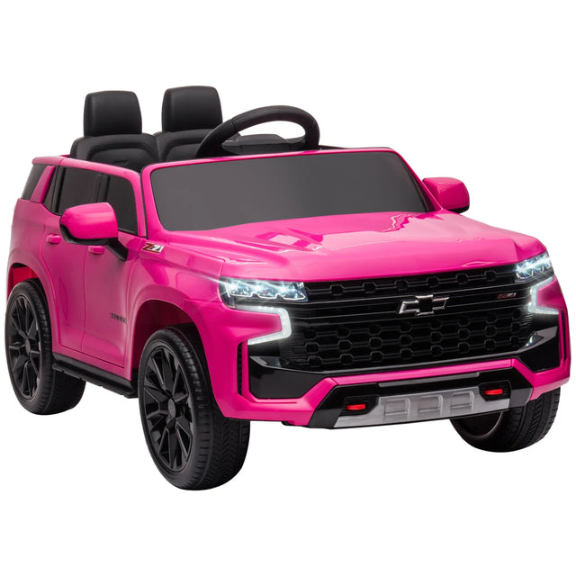 12V Licensed Kids Ride On Car With Remote Control Pink - Omega Lifestyles