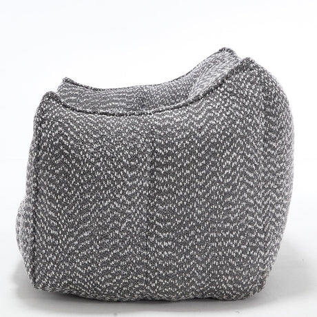 Chenille Bean Bag Chair With Resilient Foam - Omega Lifestyles