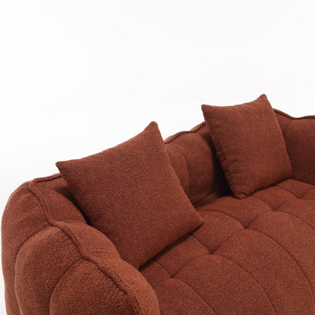 Cozy Chenille Bean Bag Chair With Foam Core - Omega Lifestyles