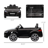 Kids Licensed Audi TT RS Electric Ride On Car With Remote - Omega Lifestyles