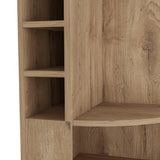 Modern Oban Corner Bar Cabinet With Bottle Storage - Omega Lifestyles