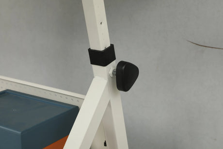 Adjustable Height Metal Puzzle Table With Storage Trays - Omega Lifestyles