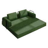 Convertible Folding Soft Corduroy 3-Seat Sofa Bed - Omega Lifestyles