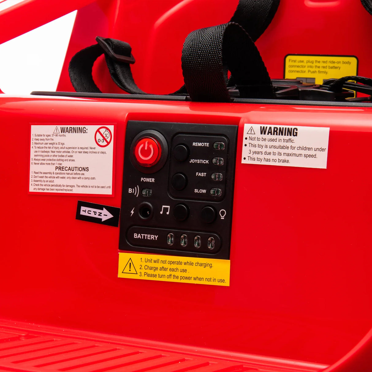 12V Remote Control Kids Ride On Bumper Car With Lights - Omega Lifestyles