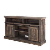 Antique Brown Mid Century Media Console TV Stand - Sleep Galleria
