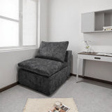 Plush Corduroy Modular Sectional Chaise Lounge Sofa - Omega Lifestyles