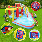 7-in-1 Inflatable Outdoor Water Park Bounce House - Omega Lifestyles