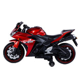 12V Kids Electric Motorcycle With Training Wheels and Lights - Omega Lifestyles