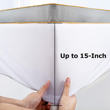 Full 4-Inch Dual Layer Pillow Top Memory Foam Mattress Topper - Omega Lifestyles