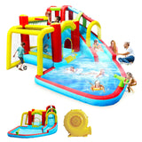 7-in-1 Inflatable Outdoor Water Park Bounce House - Omega Lifestyles