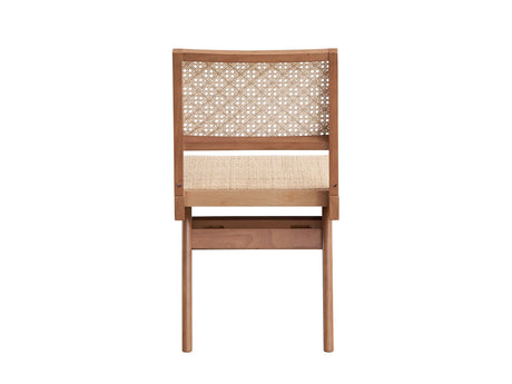Set Of 2 Natural Rattan Patio Side Chairs - Omega Lifestyles