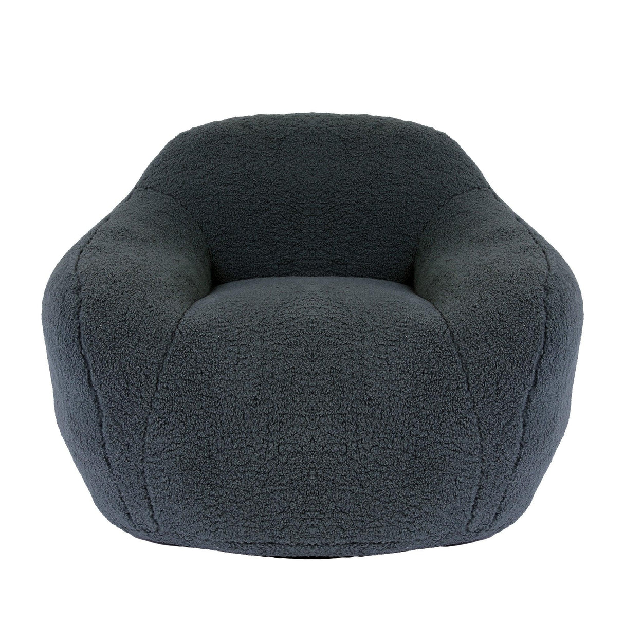 Spacious Memory Foam Teddy Fabric Bean Bag Chair - Omega Lifestyles