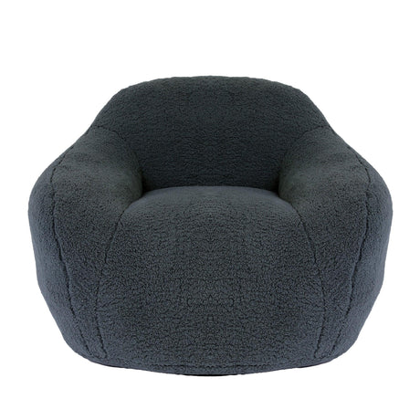 Spacious Memory Foam Teddy Fabric Bean Bag Chair - Omega Lifestyles