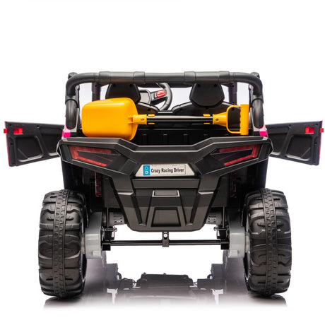 24V Dual-Seat Kids Ride-On UTV With Remote Control - Omega Lifestyles