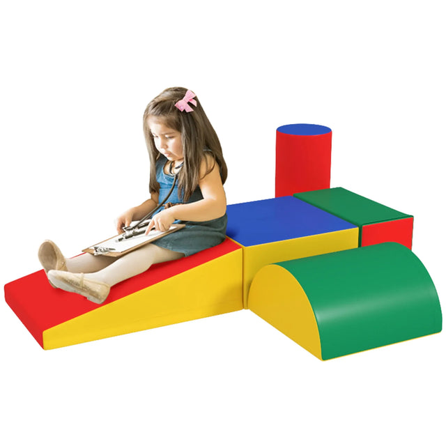 Foam 5-Piece Climb And Crawl Activity Playset - Omega Lifestyles