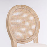 Set Of 2 French Country Solid Wood Upholstered Barstools - Omega Lifestyles