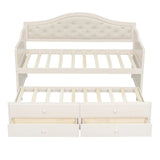 Twin Daybed With Pull-Out Trundle And Storage Drawers - Omega Lifestyles