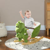 Toddler Plush Dinosaur Rocking Horse With Songs - Omega Lifestyles