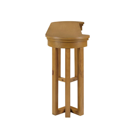 4-Piece Solid Wood Bar Table Set With Padded Stools - Omega Lifestyles