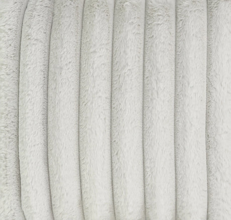 Memory Foam Plush Minky Grey Polyester Lounger 40-Inch - Omega Lifestyles