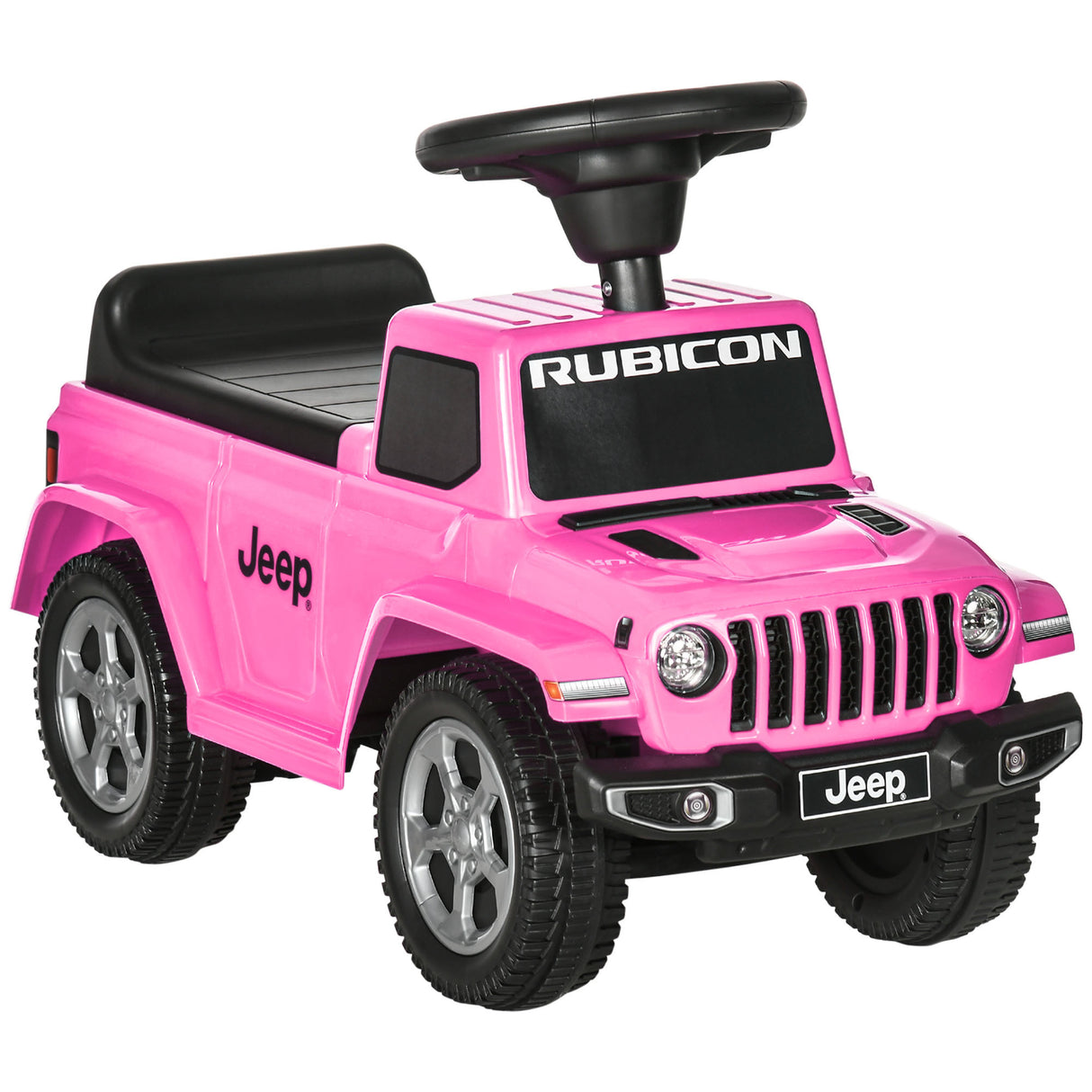 Toddler Ride-On Push Car With Engine Sounds Storage