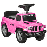 Toddler Ride-On Push Car With Engine Sounds Storage