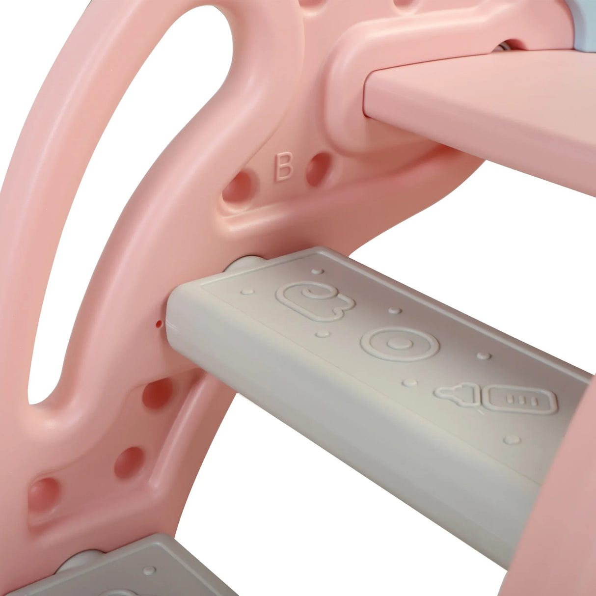 2-in-1 Toddler HDPE Slide With Basketball Hoop - Omega Lifestyles