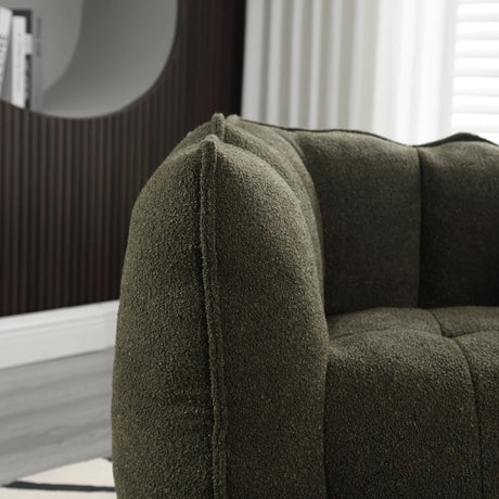 Soft Chenille Bean Bag Chair With High Resilient Foam - Omega Lifestyles