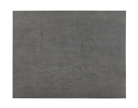 Graham 3-Piece Gray Wood Fabric Dining Table Set - Omega Lifestyles