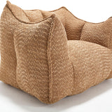 Chenille Bean Bag Chair Soft Foam Living Room Seating - Omega Lifestyles
