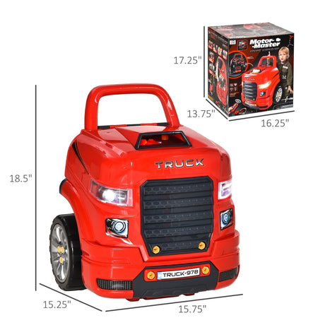 Kids Truck Engine Repair Toy With Realistic Sounds - Omega Lifestyles