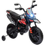 Aprilia Licensed 12V Electric Kids Motorcycle With Training Wheels - Omega Lifestyles