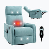 Heat Massage Medium-Firm Manual Recliner Chair - Omega Lifestyles