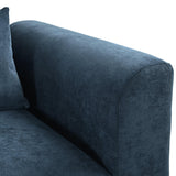 U-Shaped Modular Linen Blend Sofa With Ottomans - Omega Lifestyles