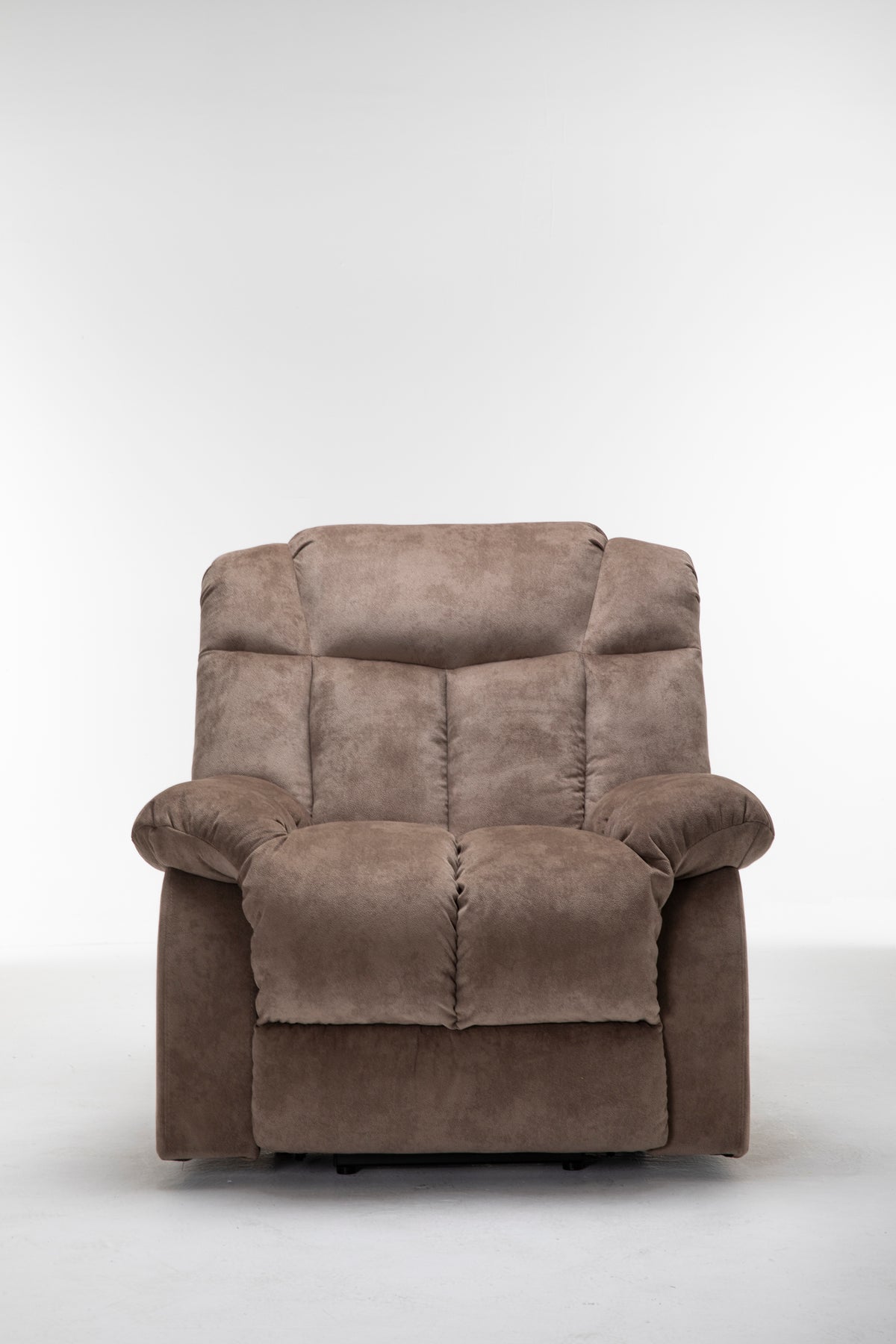 Power Lift Velvet Recliner Chair With Safety Mechanism