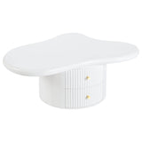 Cloud-Shaped Coffee Table With Stools And Drawers - Sleep Galleria