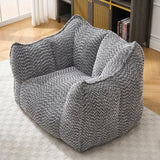 Chenille Bean Bag Chair With Resilient Foam - Omega Lifestyles