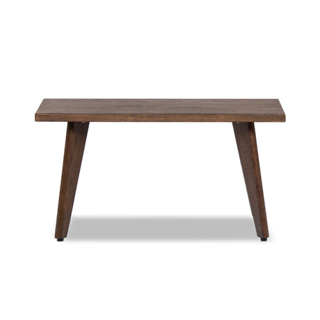 Solid Red Oak Wood Handcrafted Dining Bench - Omega Lifestyles