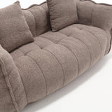 Chenille High Resilience Foam Cozy Bean Bag Chair - Omega Lifestyles