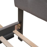 Upholstered Platform Bed With Drawers And Twin XL Trundle - Omega Lifestyles