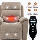 Dual Motor Power Lift Recliner Chair With Massage And Heat - Omega Lifestyles